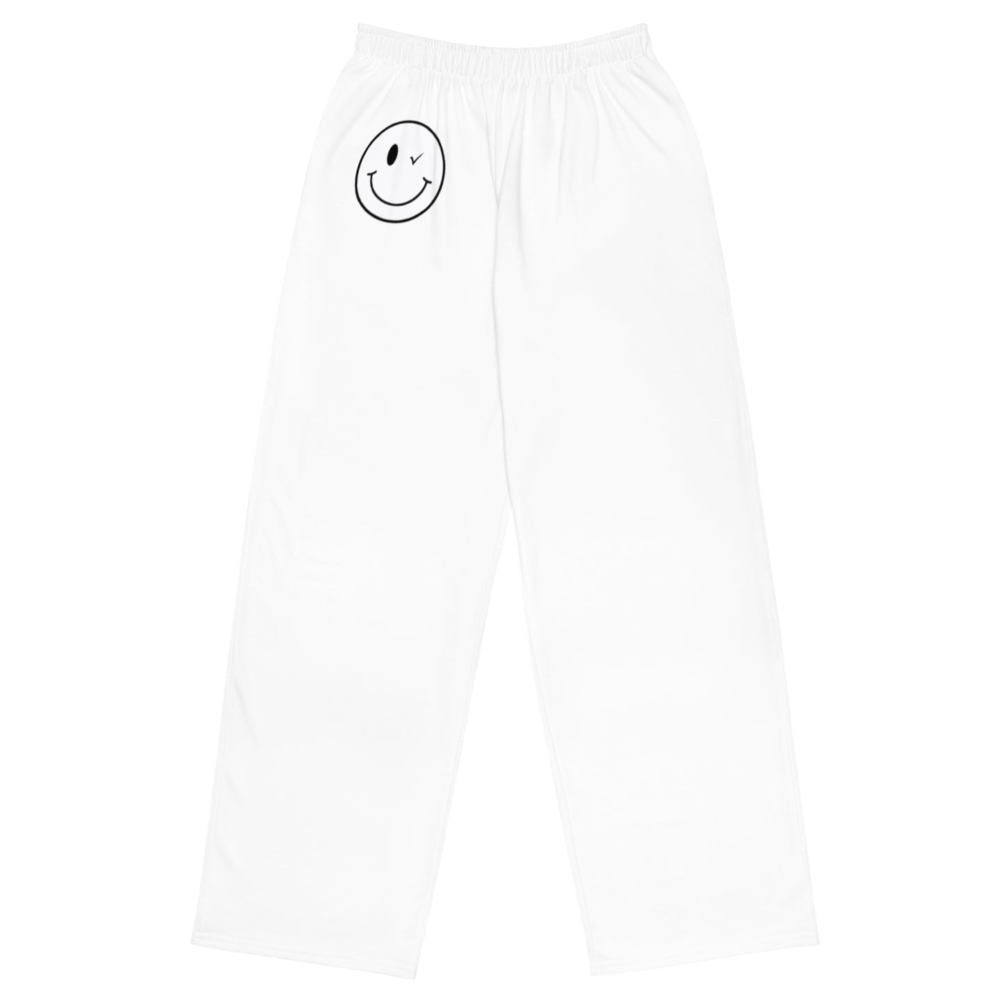 Smiley unisex wide-leg pants