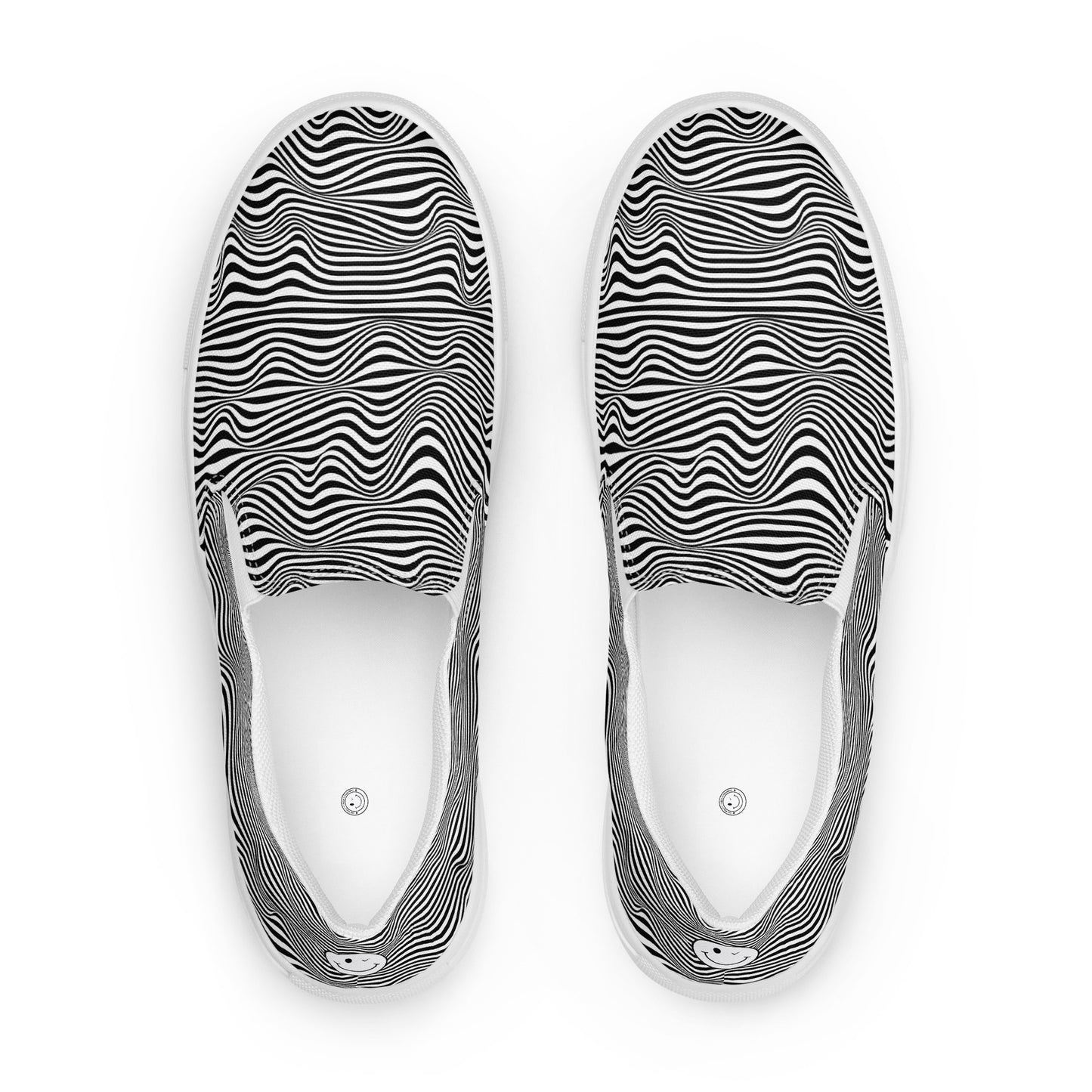 Trippy slip-on shoes