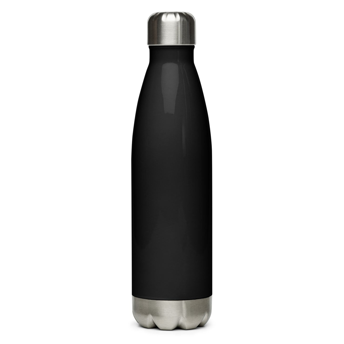 Stainless steel smiley water bottle