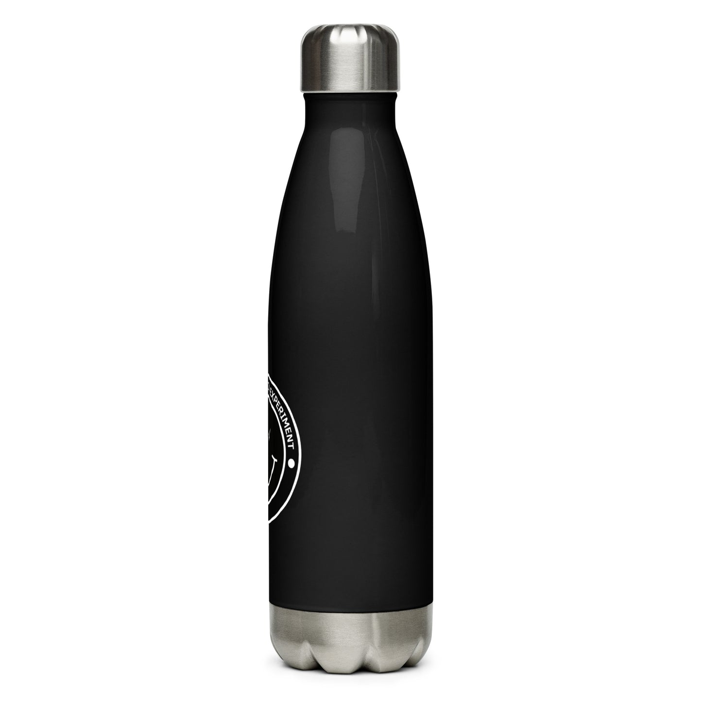 Stainless steel smiley water bottle