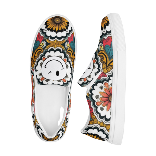 Smiley Shoes Slip-on Canvas Shoes