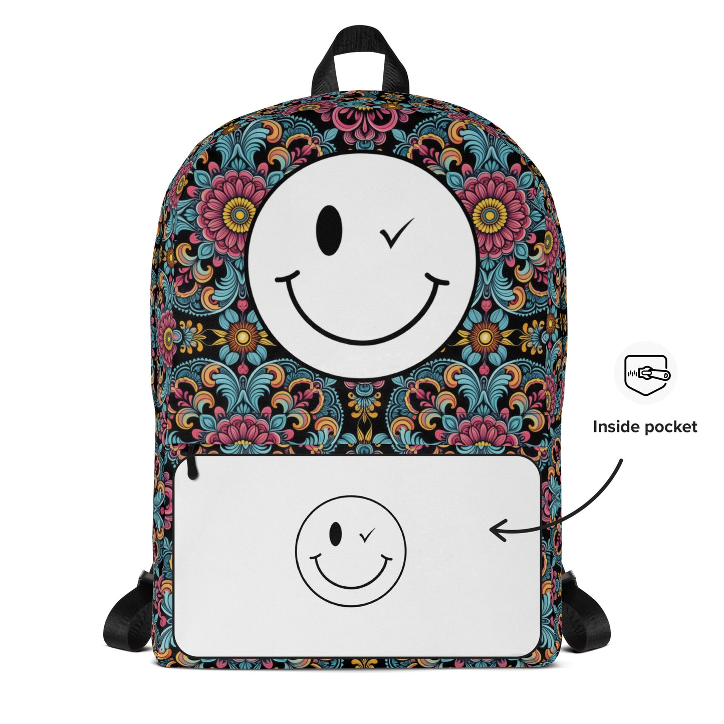 Boho Smiley Backpack