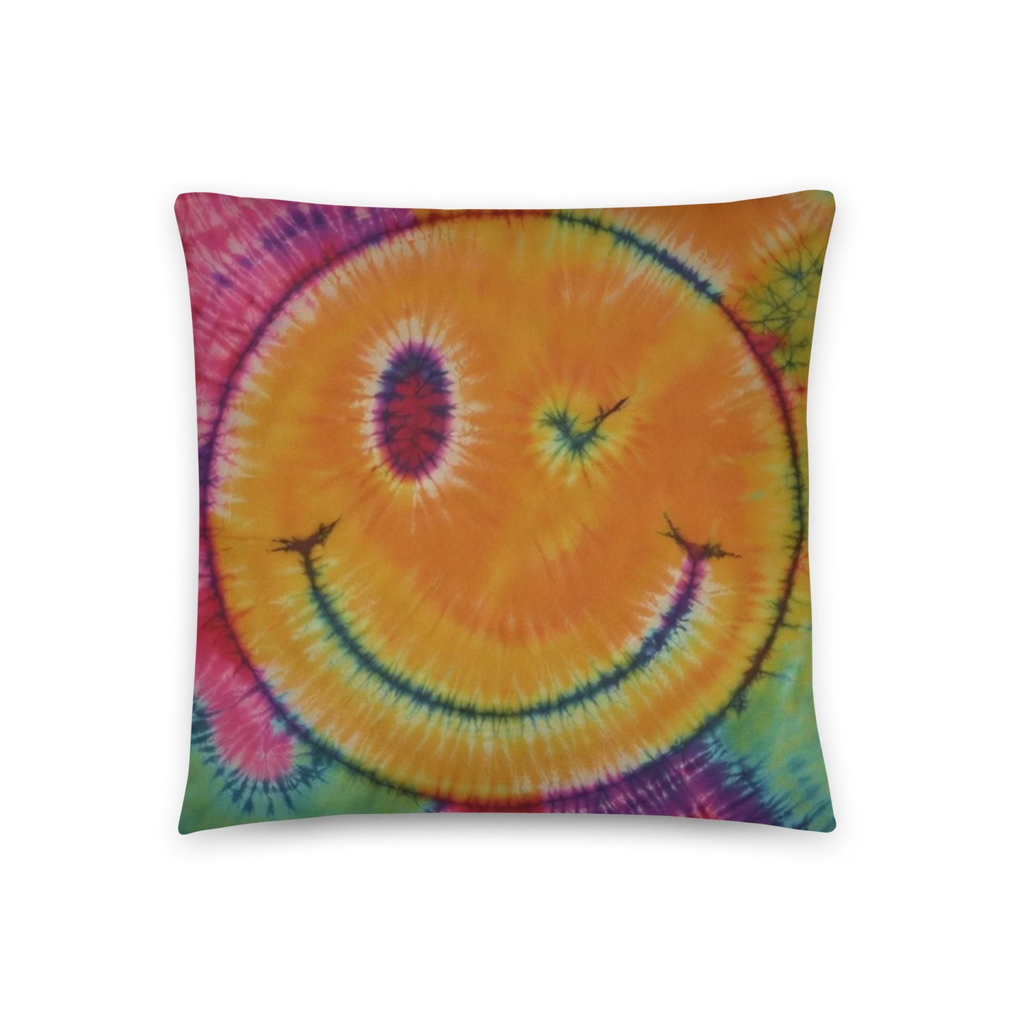 Smiley Dye Pillow