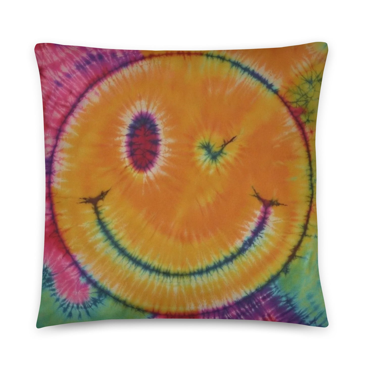 Smiley Dye Pillow