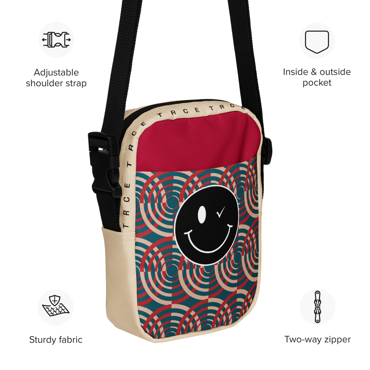 Smiley Crossbody Bag