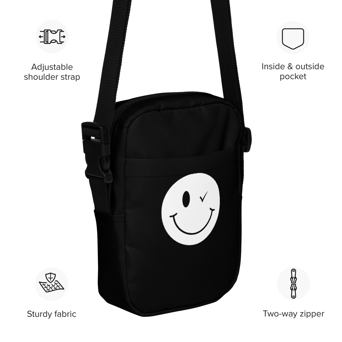 Smiley Crossbody Bag