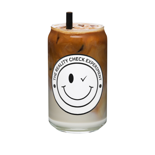 Smiley Can-shaped glass