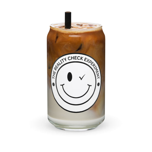 Smiley Can-shaped glass
