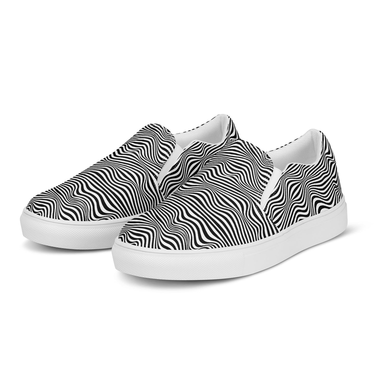 Trippy slip-on shoes