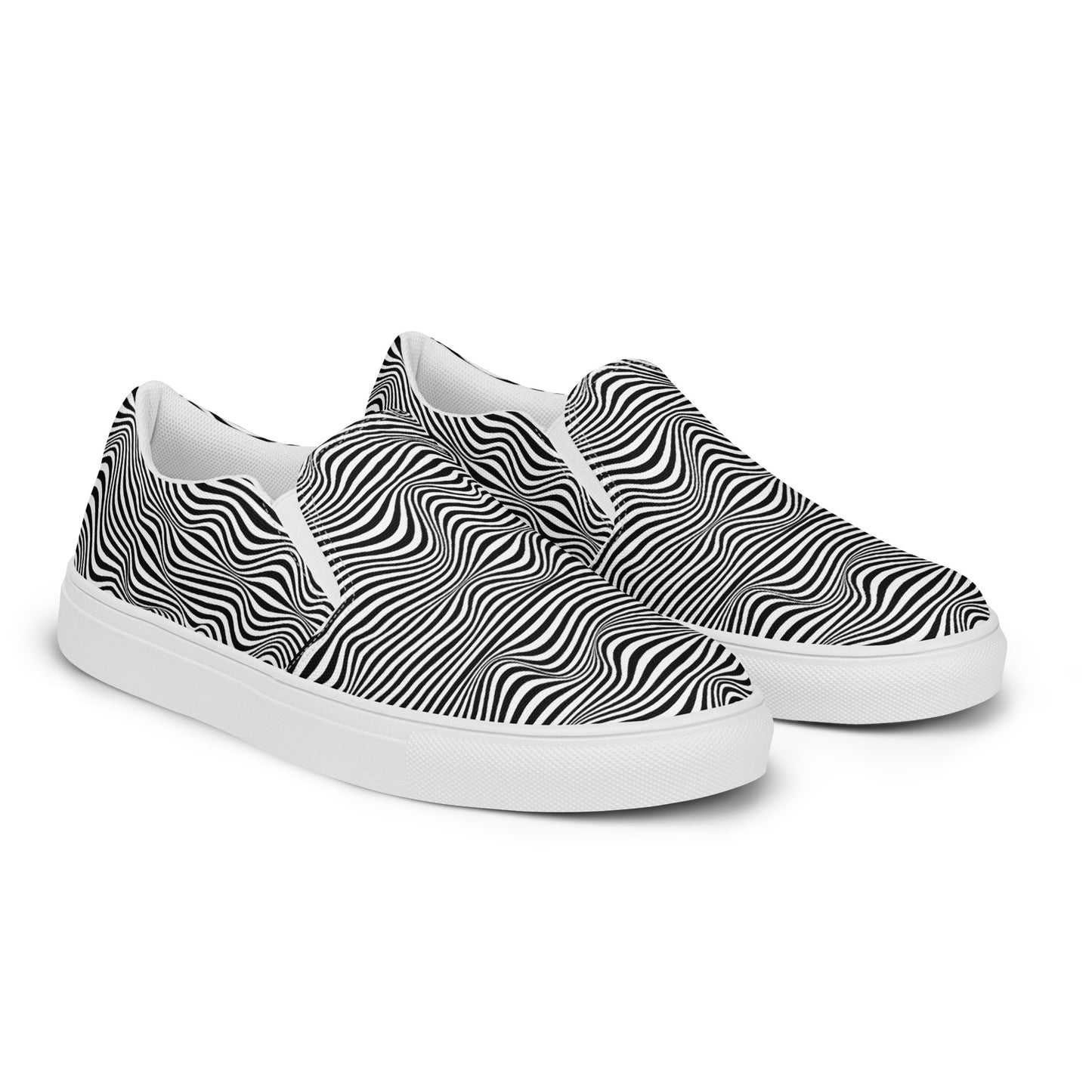 Trippy slip-on shoes